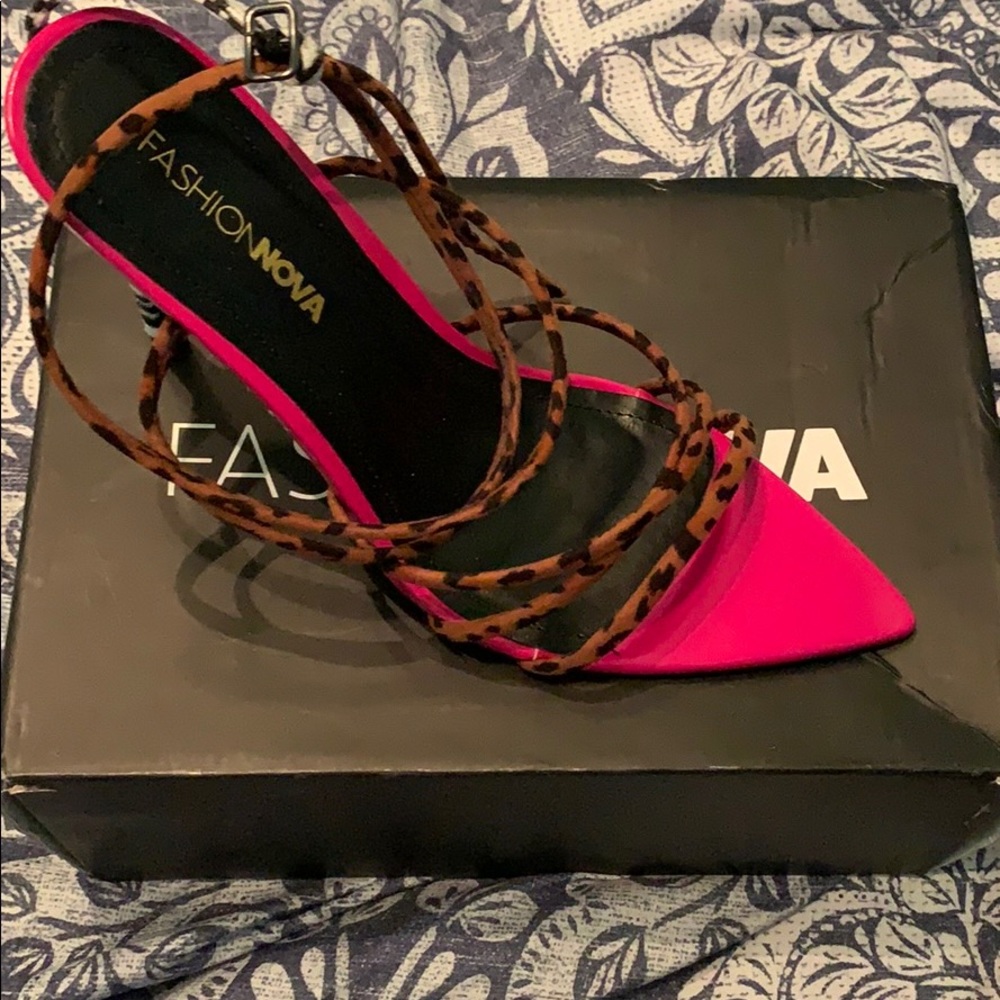 High heel shoes